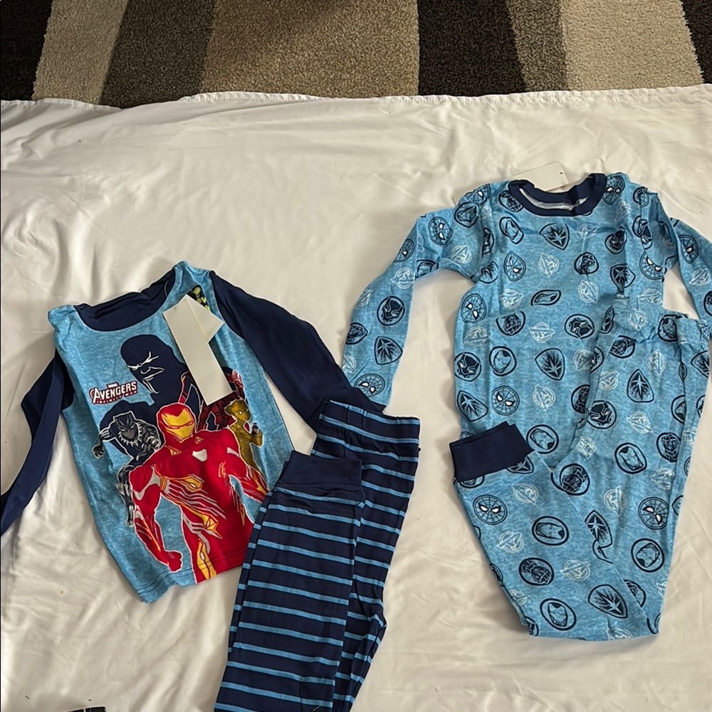 Marvel Avengers Blue and Red Pajama Set